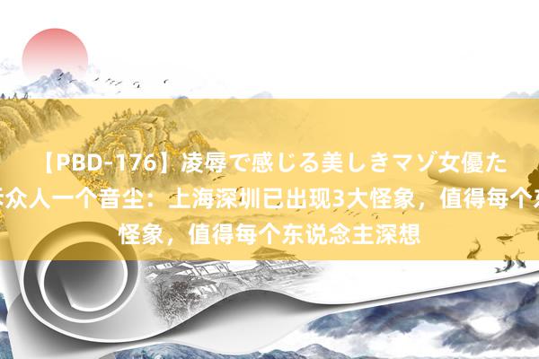 【PBD-176】凌辱で感じる美しきマゾ女優たち8時間 告诉众人一个音尘：上海深圳已出现3大怪象，值得每个东说念主深想