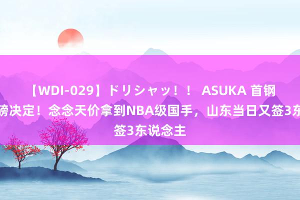 【WDI-029】ドリシャッ！！ ASUKA 首钢作出重磅决定！念念天价拿到NBA级国手，山东当日又签3东说念主