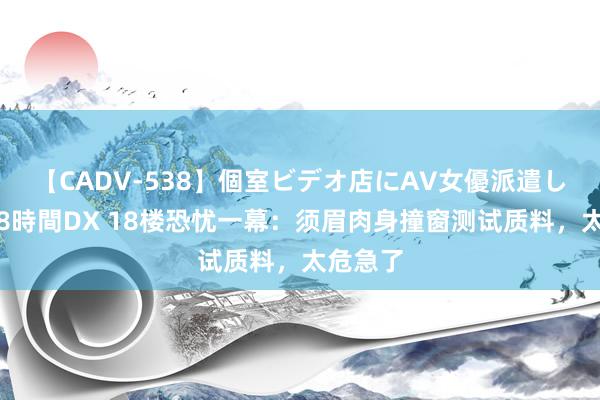 【CADV-538】個室ビデオ店にAV女優派遣します。8時間DX 18楼恐忧一幕：须眉肉身撞窗测试质料，太危急了